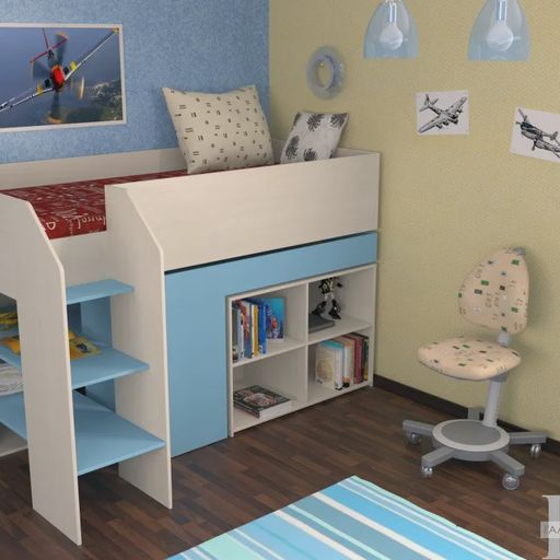 Кровать-чердак «Теремок-2»